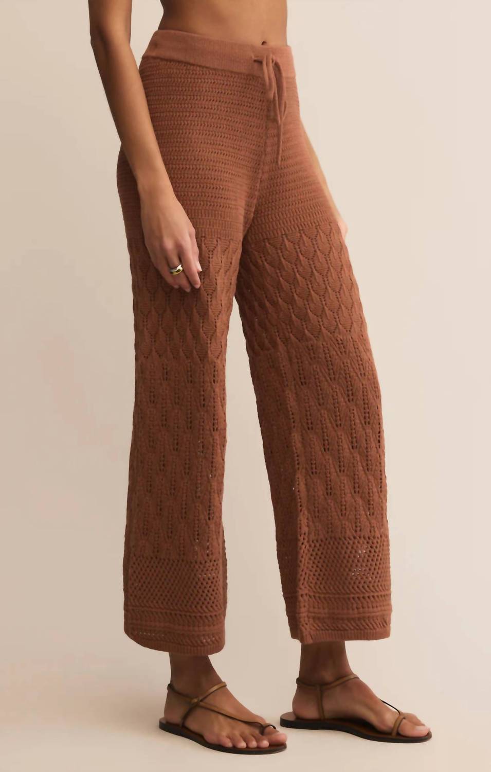 Z Supply - Adia Crochet Wide Leg Pants