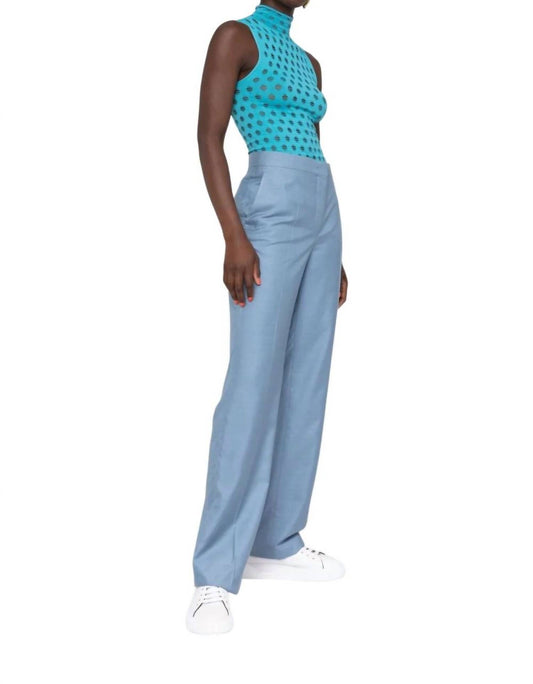 Salvatore Ferragamo - High Waisted Silk Trousers