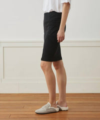 James Perse - Brushed Jersey Side Shirred Skirt