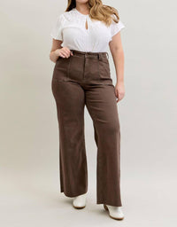 Judy Blue - Retro High Waist Wide Leg Jeans - Plus
