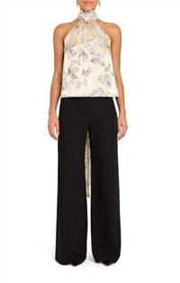 Amanda Uprichard Fontana Delicate Draped Top in snow petal - women's shirt