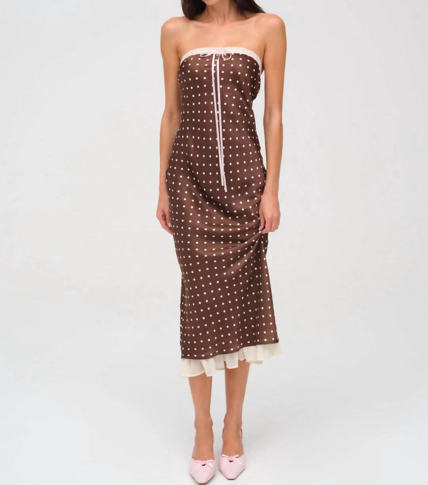 Lil Lemons By For Love And Lemons - Daisy Mae Midi Dress