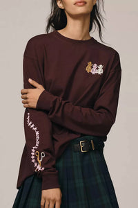 Damson Madder - Paper Cut Gals Tee