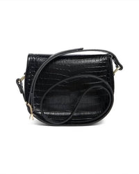 Longchamp - 1980 Croc Embossed Small Crossbody Bag