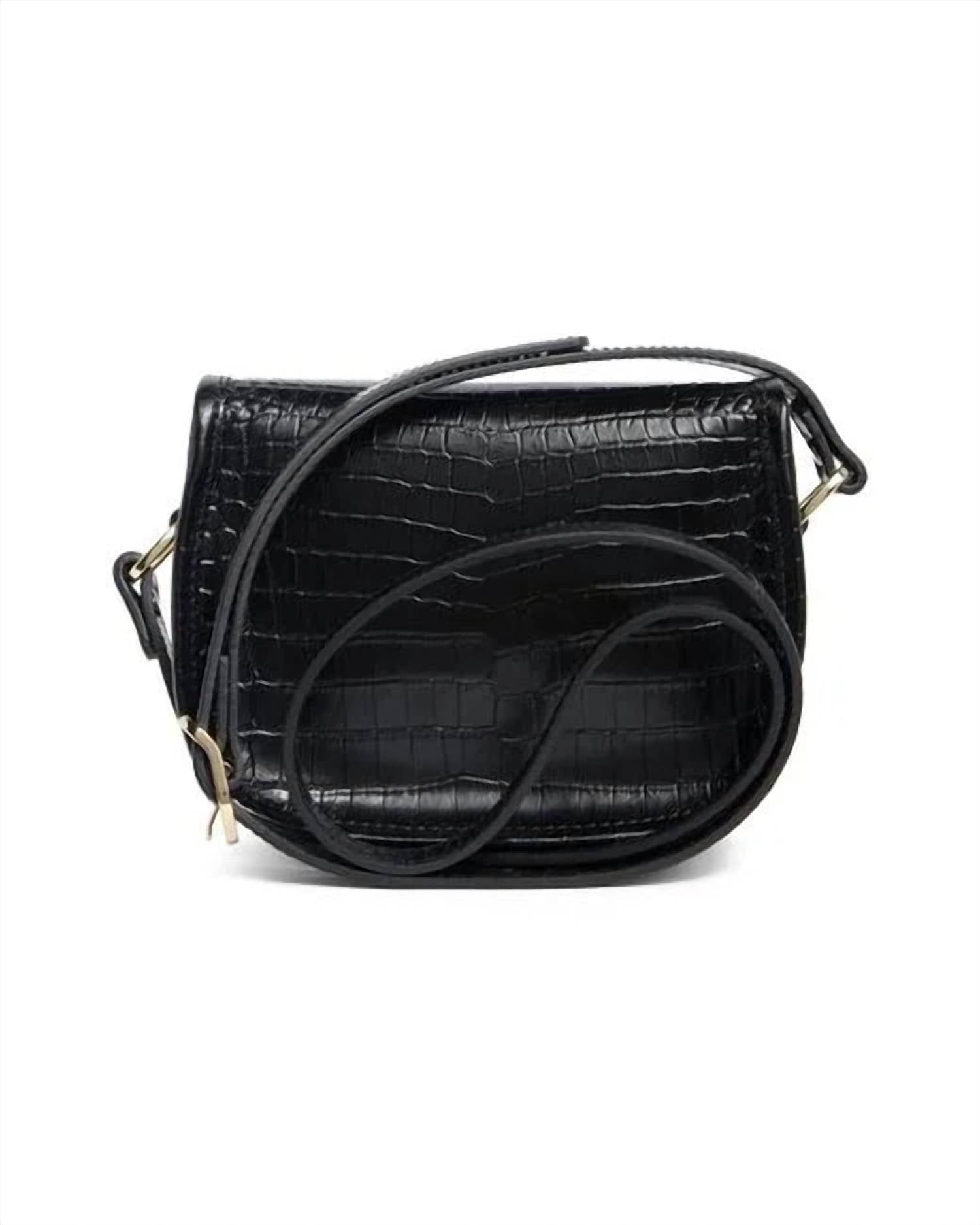 Longchamp - 1980 Croc Embossed Small Crossbody Bag