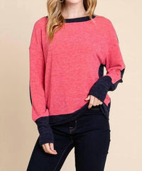 Emerald Collection - Solid Color Block Top - Plus