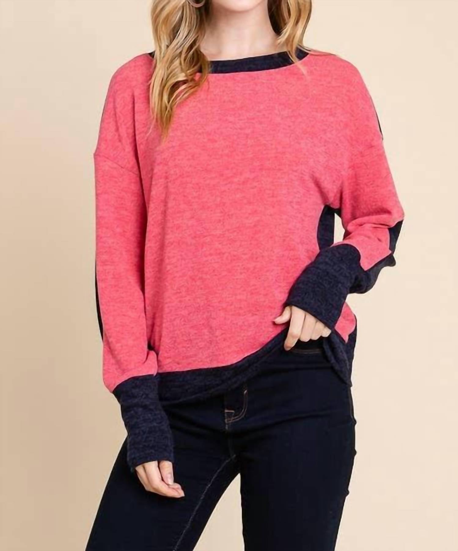 Emerald Collection - Solid Color Block Top - Plus