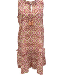 SOLEIL DE MER Women's Ella Mini Dress in pnkgreen - women's dress
