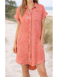 Before You Collection - Coast Gauze Shirt Dress