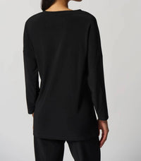 Joseph Ribkoff - Ronan Rhinestone V-neck Top