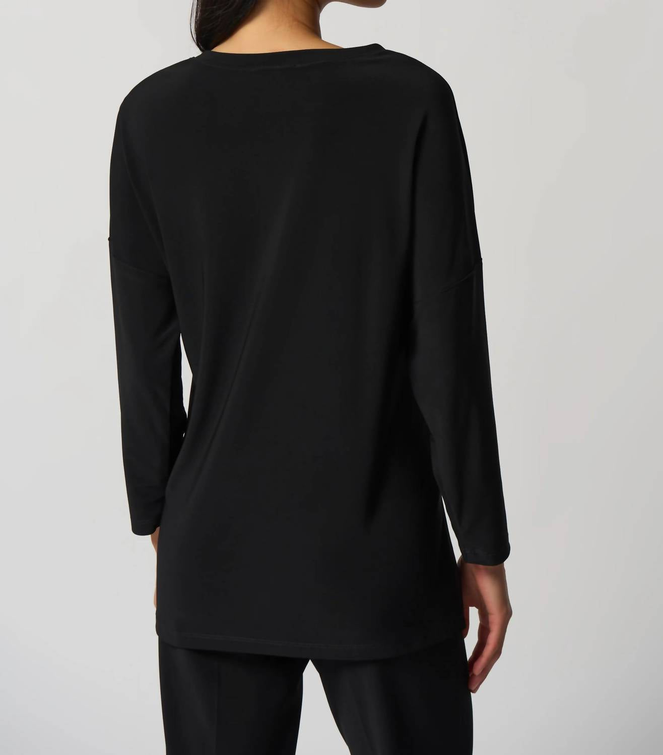 Joseph Ribkoff - Ronan Rhinestone V-neck Top