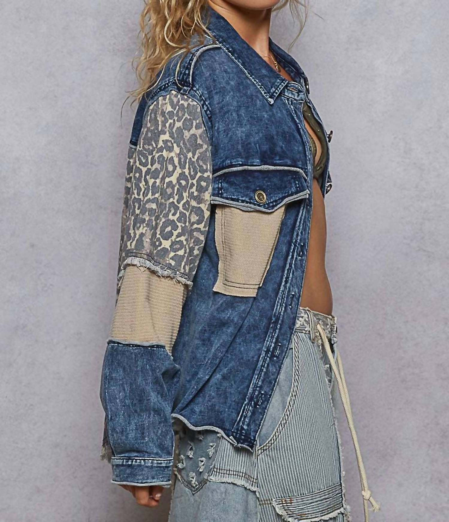 Pol - Urban Wild Denim Jacket