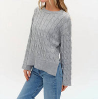 Six/Fifty - Willow Cable Knit Sweater