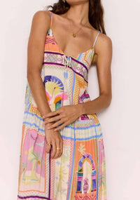 Minkpink - Elysia Dropped Hem Midi Dress