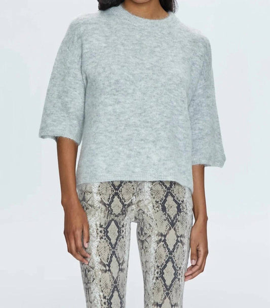 Pistola - Plush Short Sleeve Crewneck Sweater