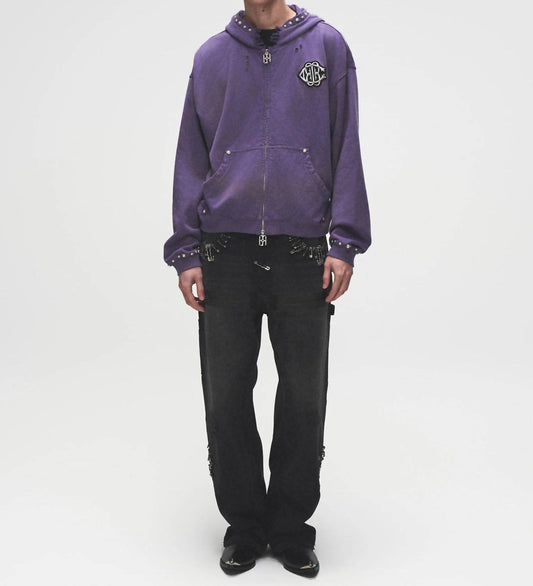 Birth Of Royal Child - Pearl Studded Boxy Hoodie