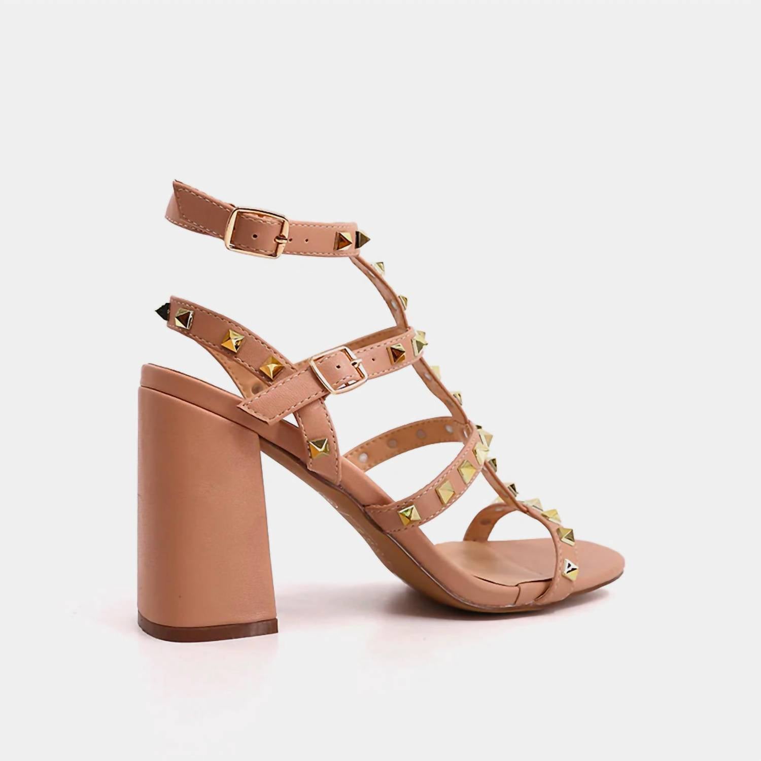 Shu Shop - Women's Huici Studded Heeled Sandal