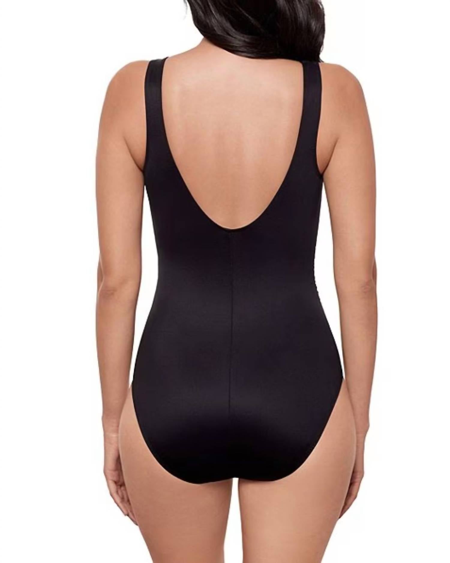 Miraclesuit - Underwired Ladder Beaded One-piece Swimsuit