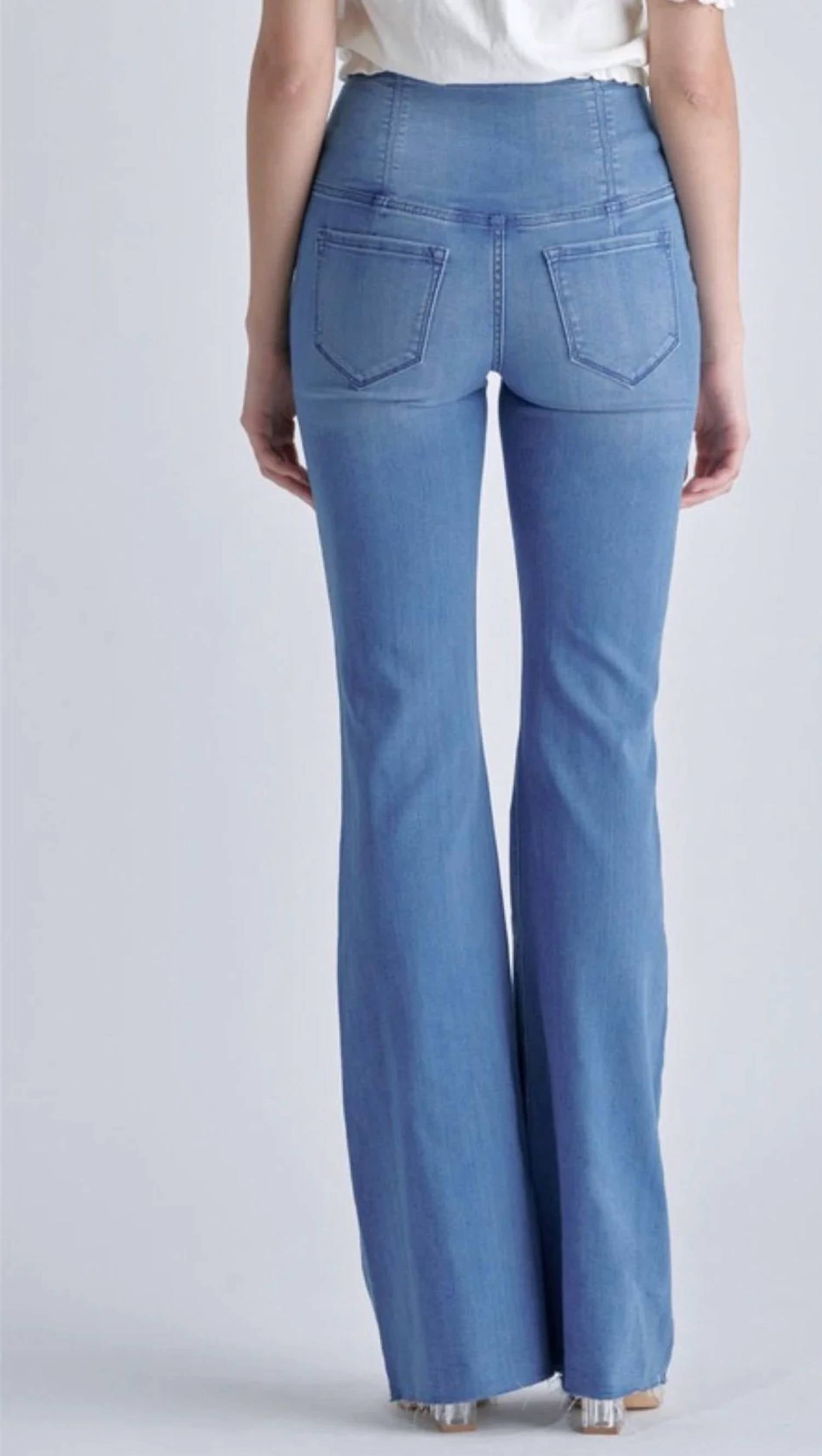Cello - Criss Cross Waist Jeans