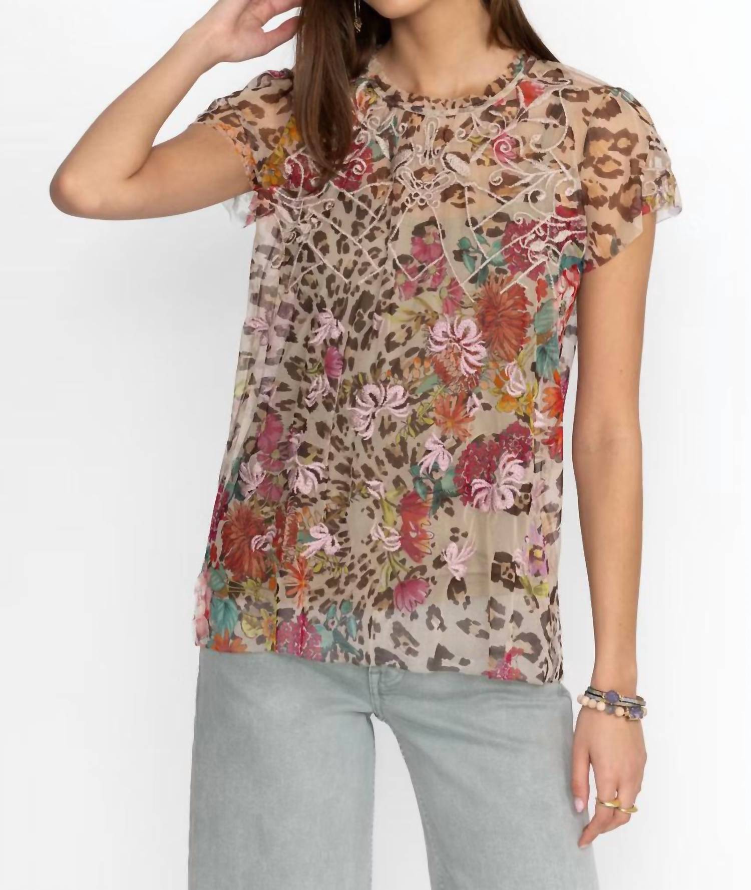 Johnny Was - Mazzy Ruffle Neck Blouse