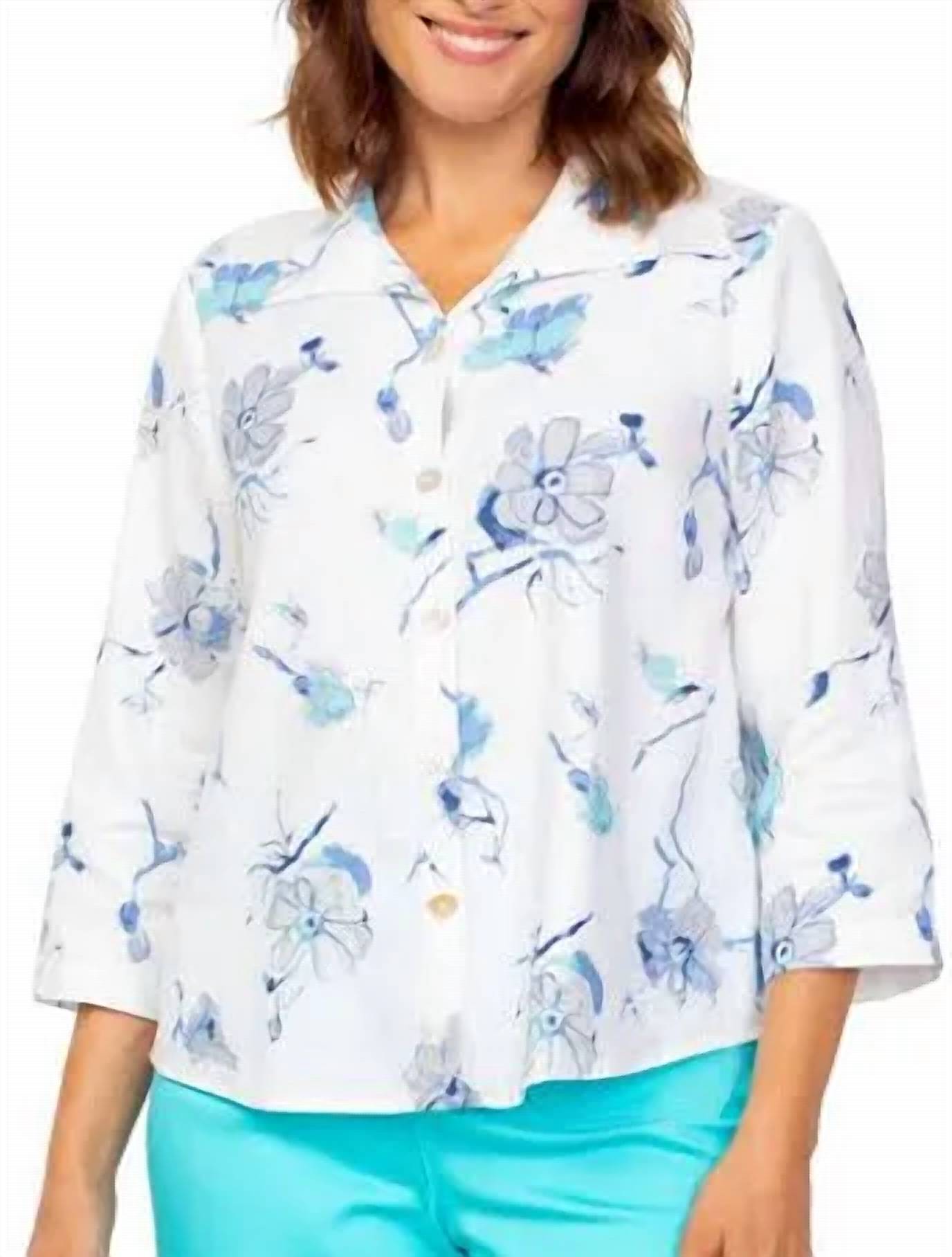 Habitat - Retro Swing Shirt in Parisian Floral
