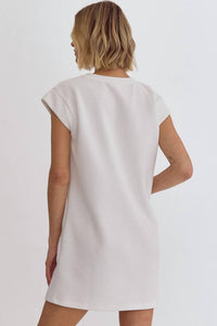 Entro - Textured Sleeveless Dress