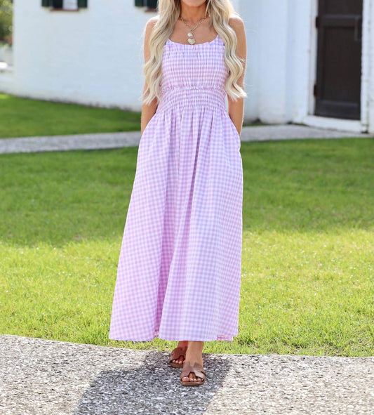 Tcec - Arabelle Gingham Maxi Dress
