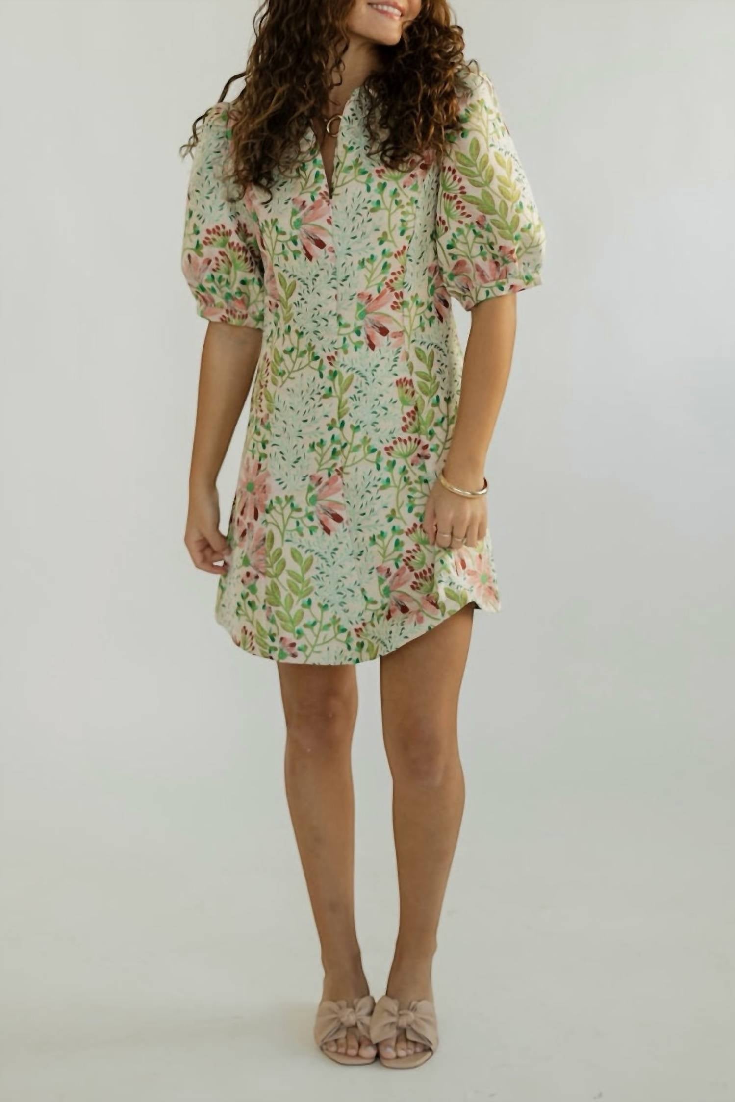 Sincerely Ours - Shannon Garden Jacquard Mini Dress