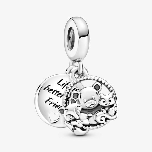 Pandora - Bear Fox & Squirrel Charm