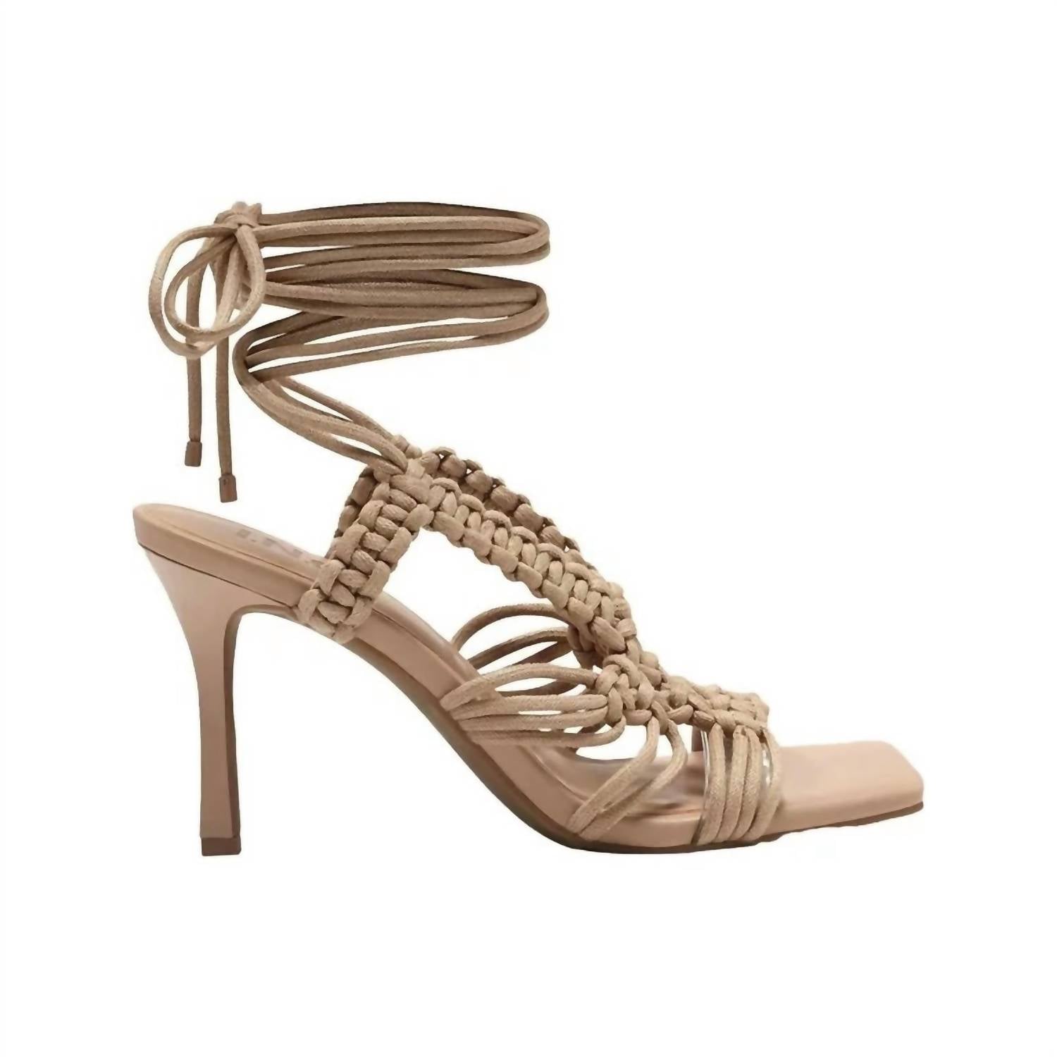 Little Secret Of Mine - Women's Vacay Ready Strappy Lace Stiletto Heels