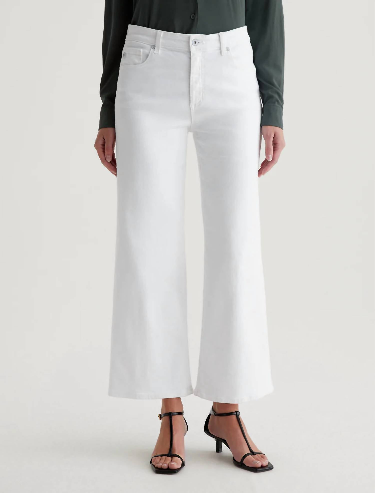 Ag Jeans - Saige Wide Leg Cropped Jeans