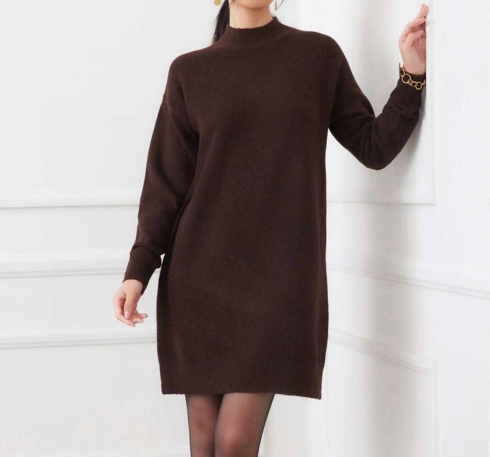 Karen Kane - Mock Neck Sweater Dress