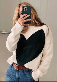 Kerri Rosenthal - Women's Benton Sweater Imperfect Heart