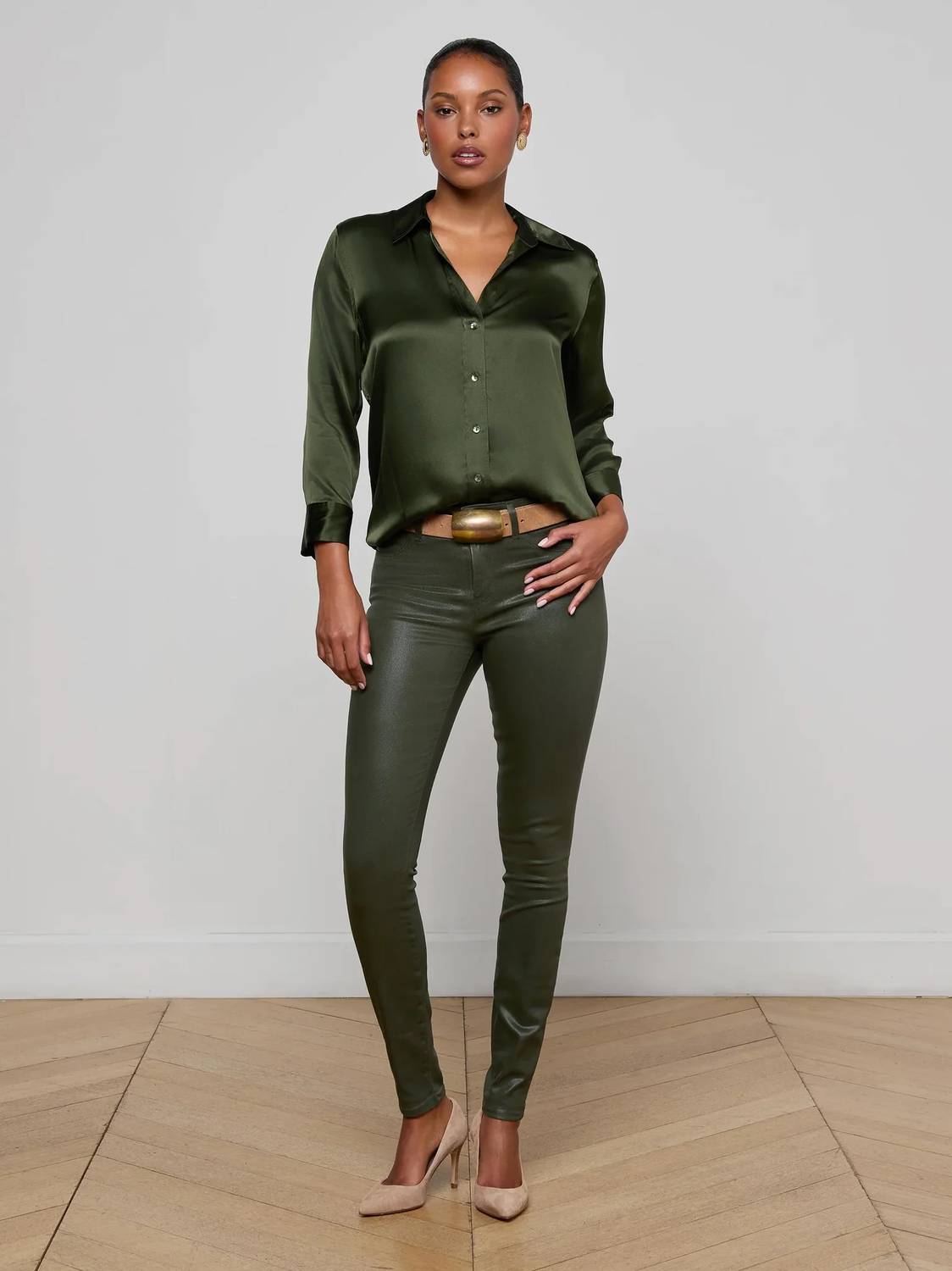 L'Agence - Dani 3/4 Sleeve Blouse