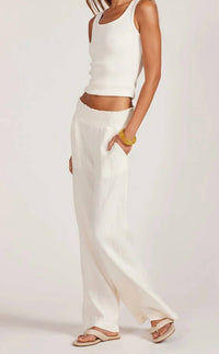 Bobi - Crop Wide Leg Beach Pants