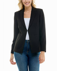 Nicole Miller - Isla Stretch Crepe One Button Blazer