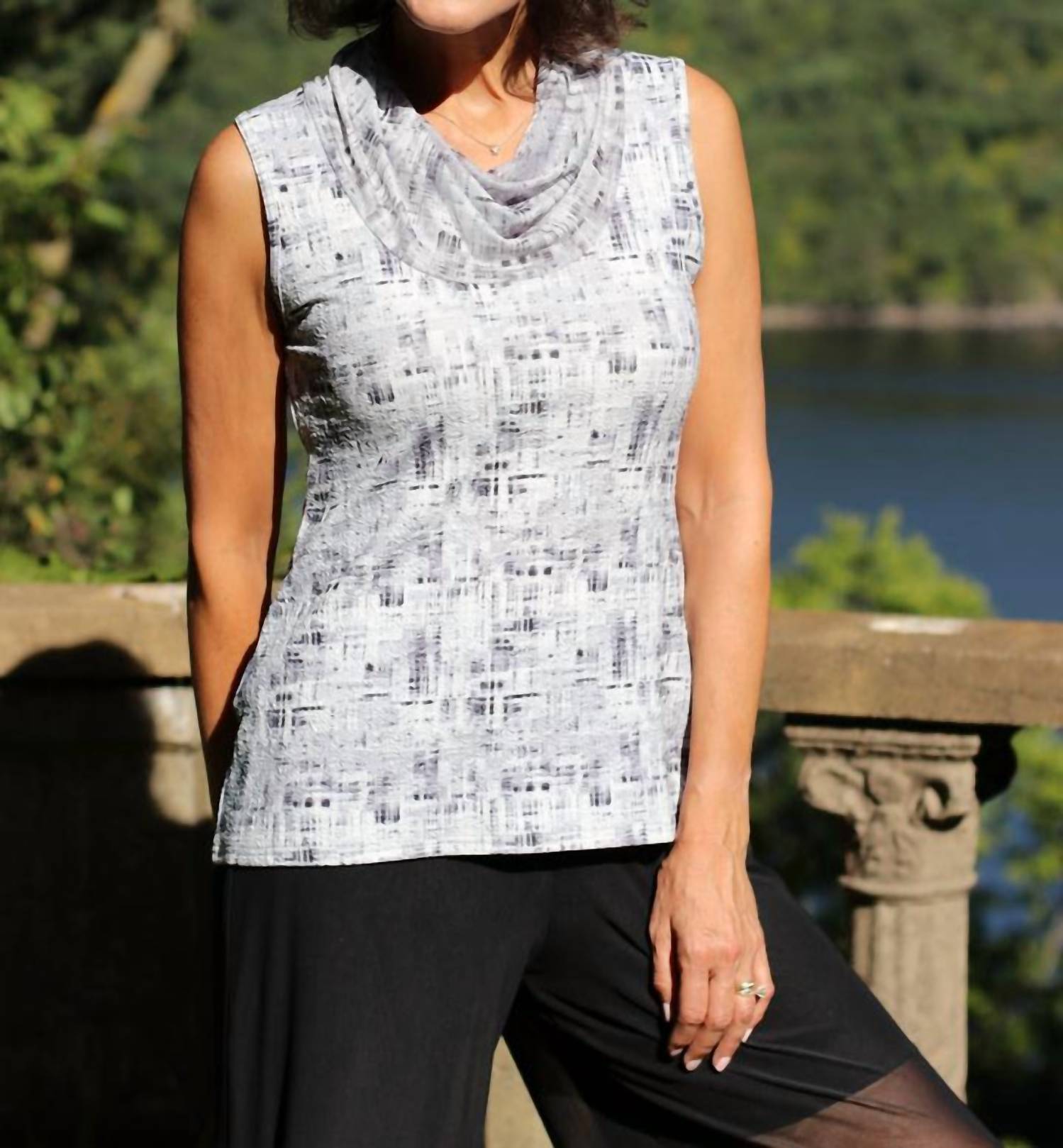 Laura Hlavac - Year-round Cowl Neck Tank Top
