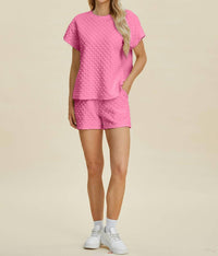 Double Take - Spring Ready Quilted Short Set