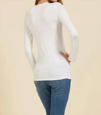 Majestic Filatures - Soft Touch Long Sleeve Crew Neck Tee