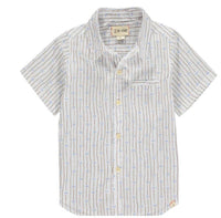 Me & Henry - Boy's Pier Bow Tie Print Short Sleeve Shirt