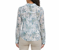 Elie Tahari - FLORAL PRINT BLOUSE