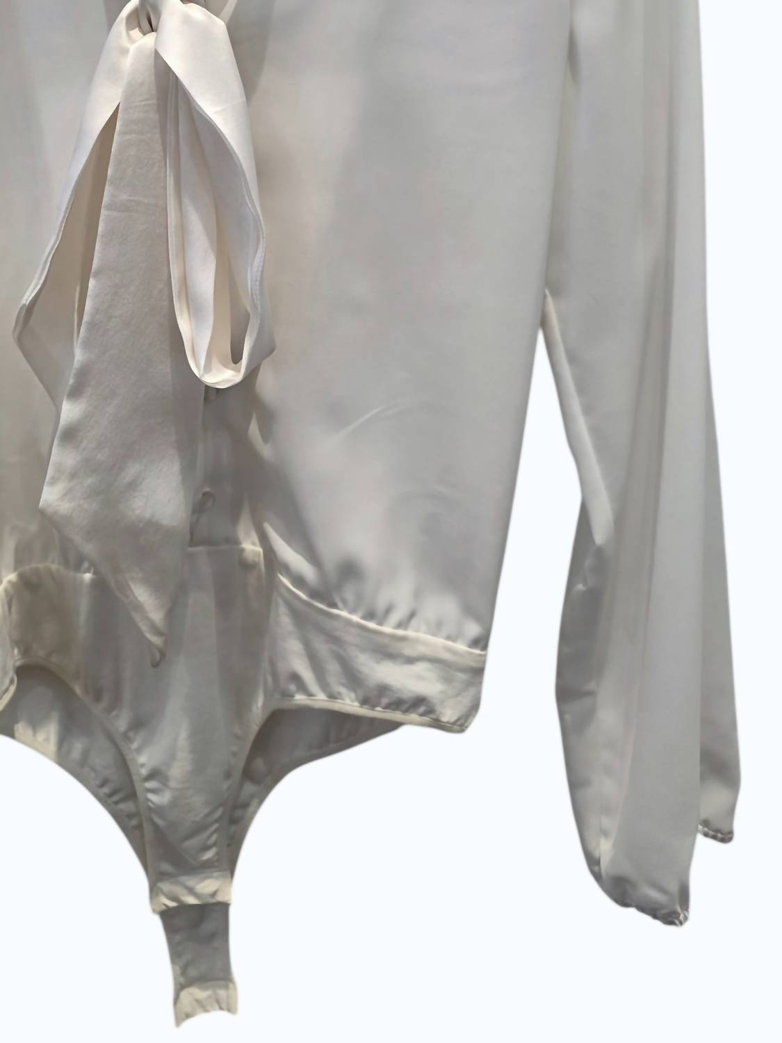 Sheri Bodell - Women's Tie Up Ribbon Bodysuit