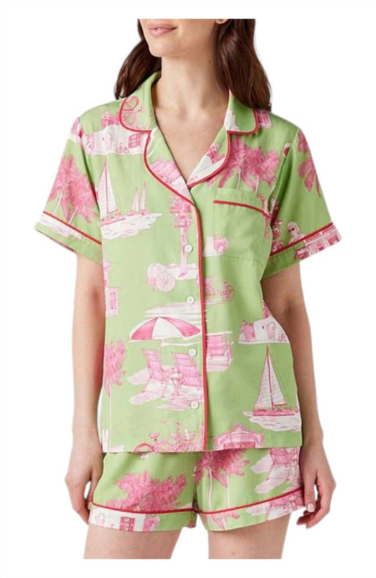 Katie Kime - Florida Toile Pajama Set