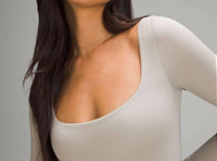 Lululemon - Wundermost Ultra-soft Nulu Square-neck Long-sleeve Bodysuit