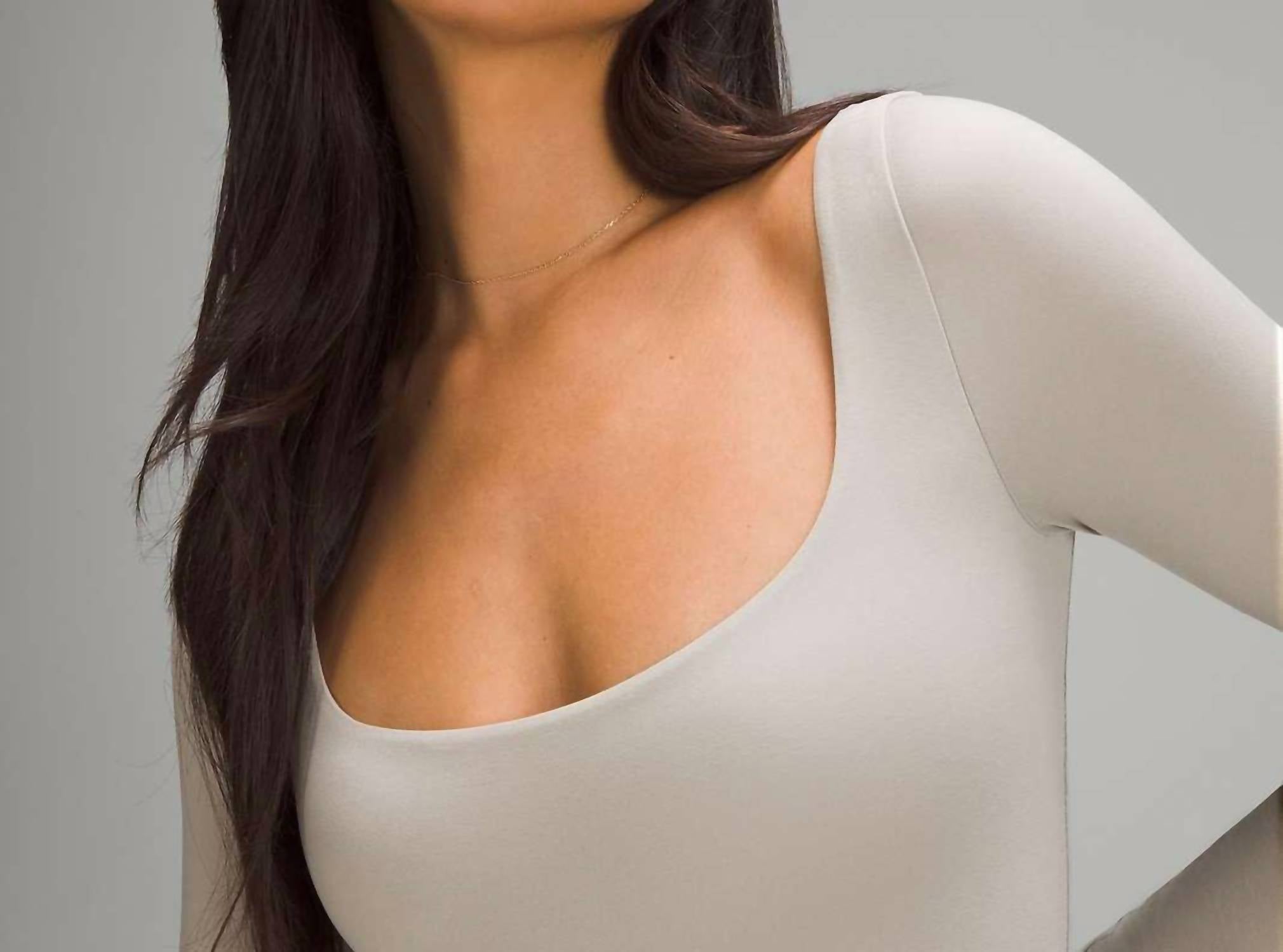 Lululemon - Wundermost Ultra-soft Nulu Square-neck Long-sleeve Bodysuit