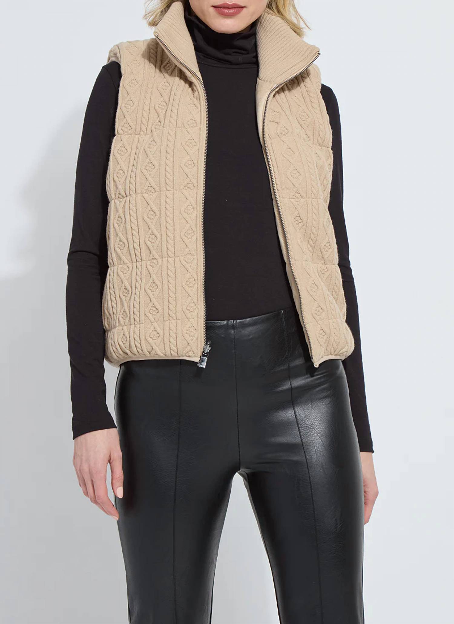 Lysse - Petra Reversible Puffer Sweater Vest