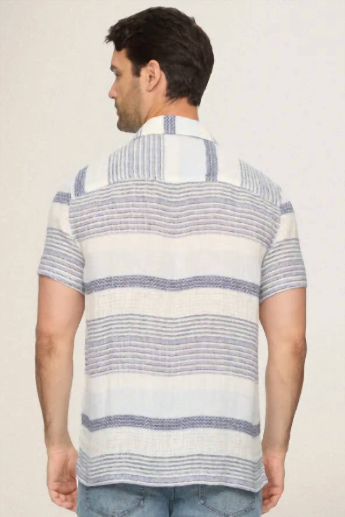 Flags & Anthem - Lakesite Stripe Shirt