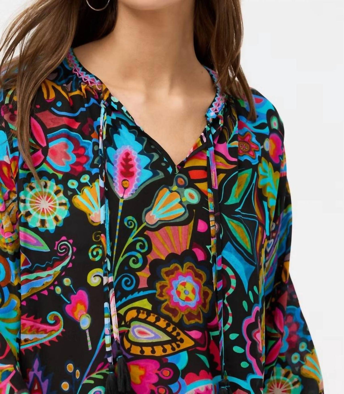 Johnny Was - Margot V-neck Blouse