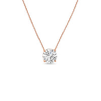 Diana M Jewels - Women's Round East West Diamond Pendant (15.00 Cts)