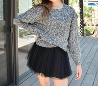 Central Park West - Girls Lucky Novelty Yarn Pullover